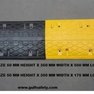 Supplier of Road Hump Yellow / Black 500 x 350 x 50mm in UAE
