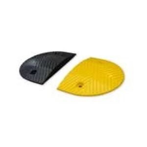 Supplier of Speed Bump End Cap Yellow/Black 375 x 350 x 50mm in UAE